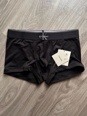 Calvin Klein | 1996 Micro Low Rise Trunks in Solid Black (Small)